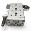Used SMC MXS16-50 Dual Rod Slide Table, Bore 16mm, Stroke 50mm, M5x0.8, W/ 2x Sensors