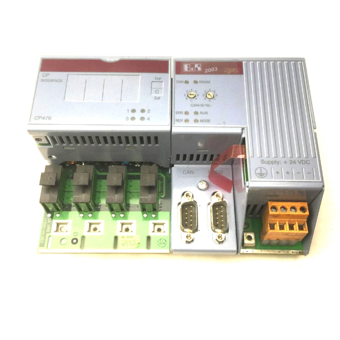 Used B & R Automation 7CP476-010.9 Processor Module, Rev F0, Class I, Missing Screws