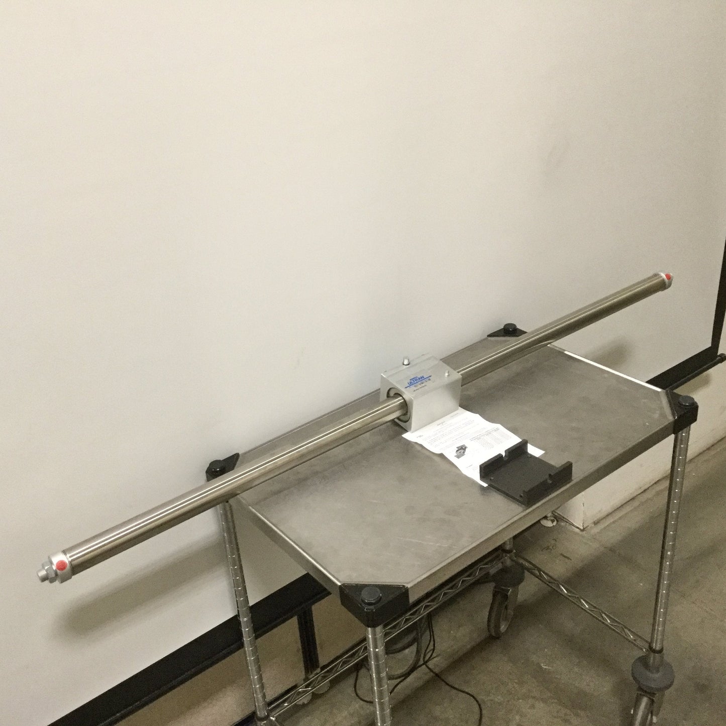 Used Bimba CUL-01301-A-48 Ultran Rodless Cylinder Bore: 1-1/2", Stroke: 48", 1/8" NPT