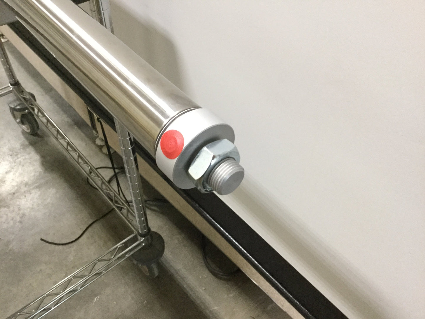 Used Bimba CUL-01301-A-48 Ultran Rodless Cylinder Bore: 1-1/2", Stroke: 48", 1/8" NPT