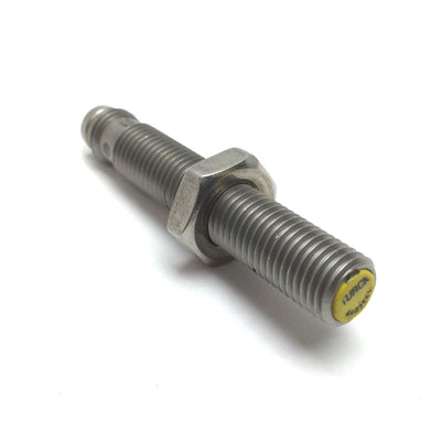 Used Turck Bi2-EG08-RP6X-V1131 Inductive Proximity Sensor, 2mm, 10-30VDC, PNP 3-Pin