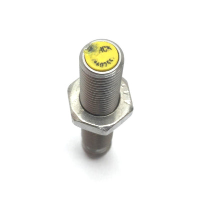Used Turck Bi2-EG08-RP6X-V1131 Inductive Proximity Sensor, 2mm, 10-30VDC, PNP, 3-Pin