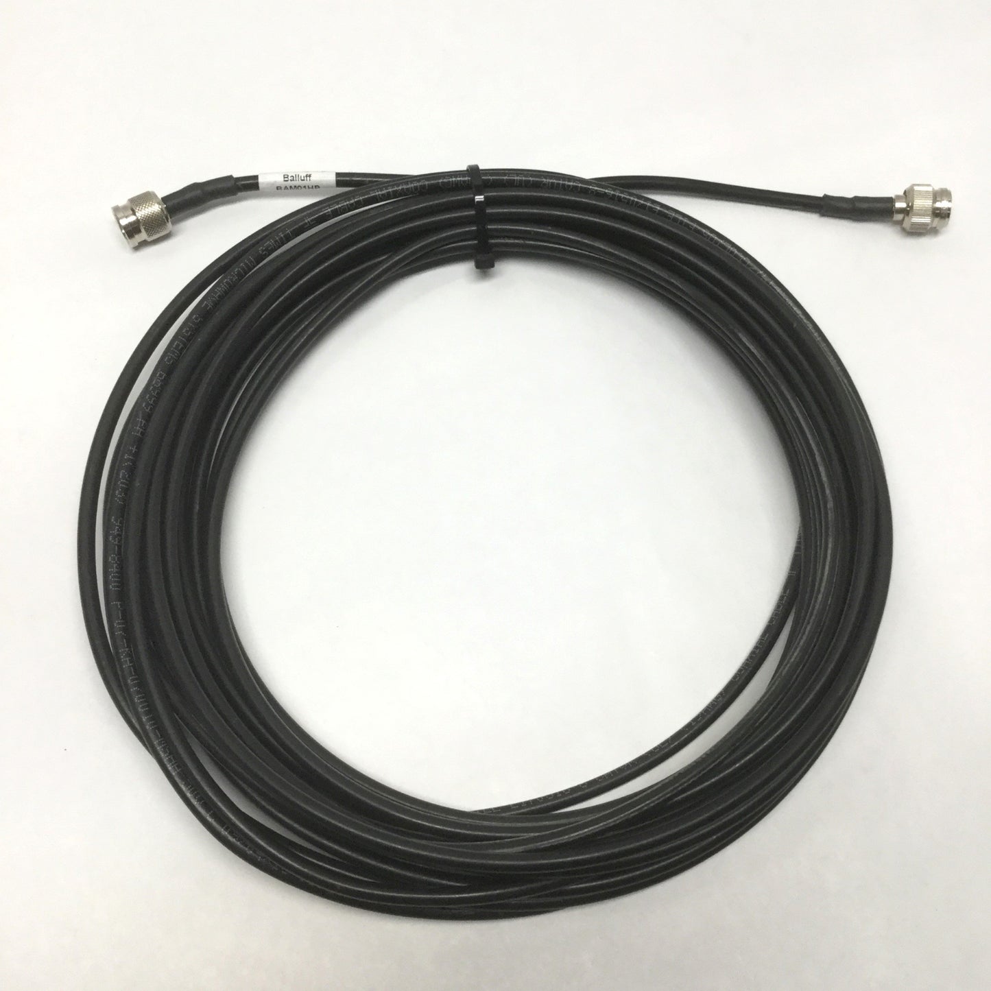 Used Balluff BAM01HP Processor/Antenna Coaxial Connection Cable, FRPE, TNC 7/16", 10m