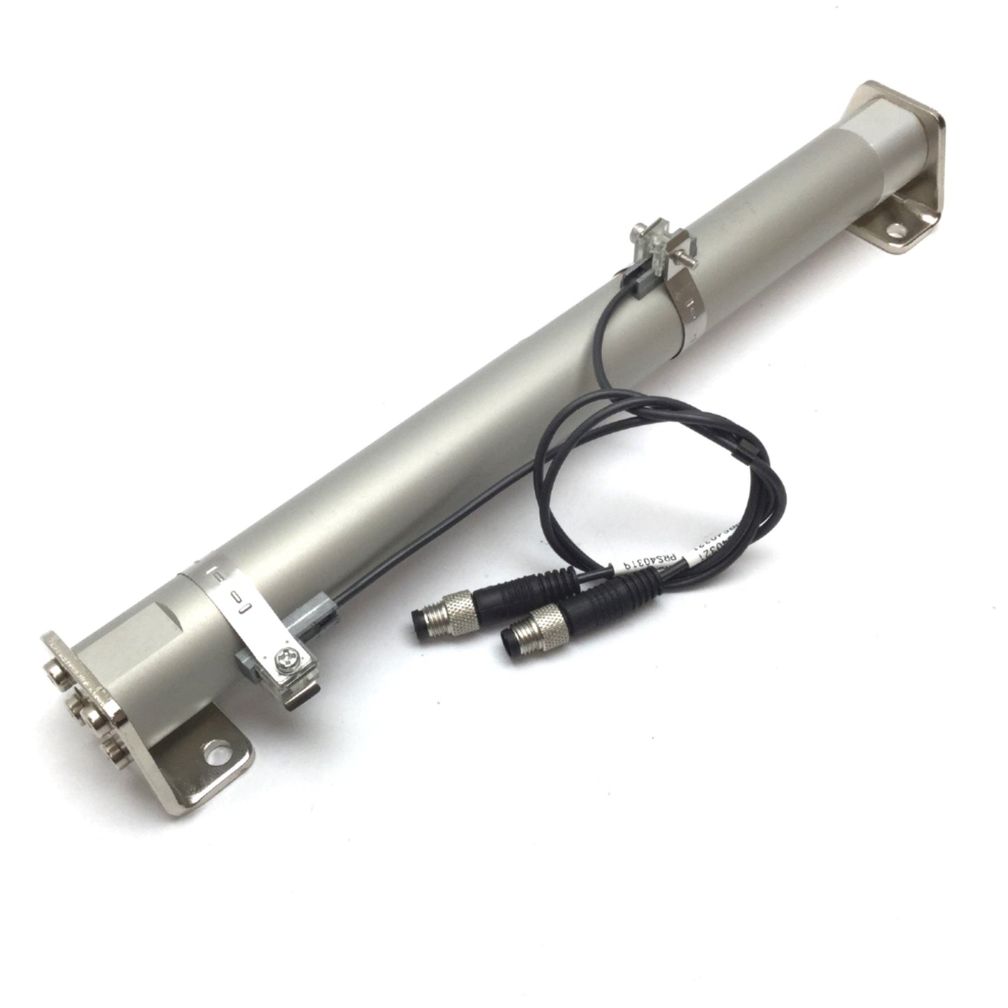 Used SMC CDG1LN20-200FZ Pneumatic Cylinder, Bore: 20mm, Stroke: 200mm, W/ 2x Sensors