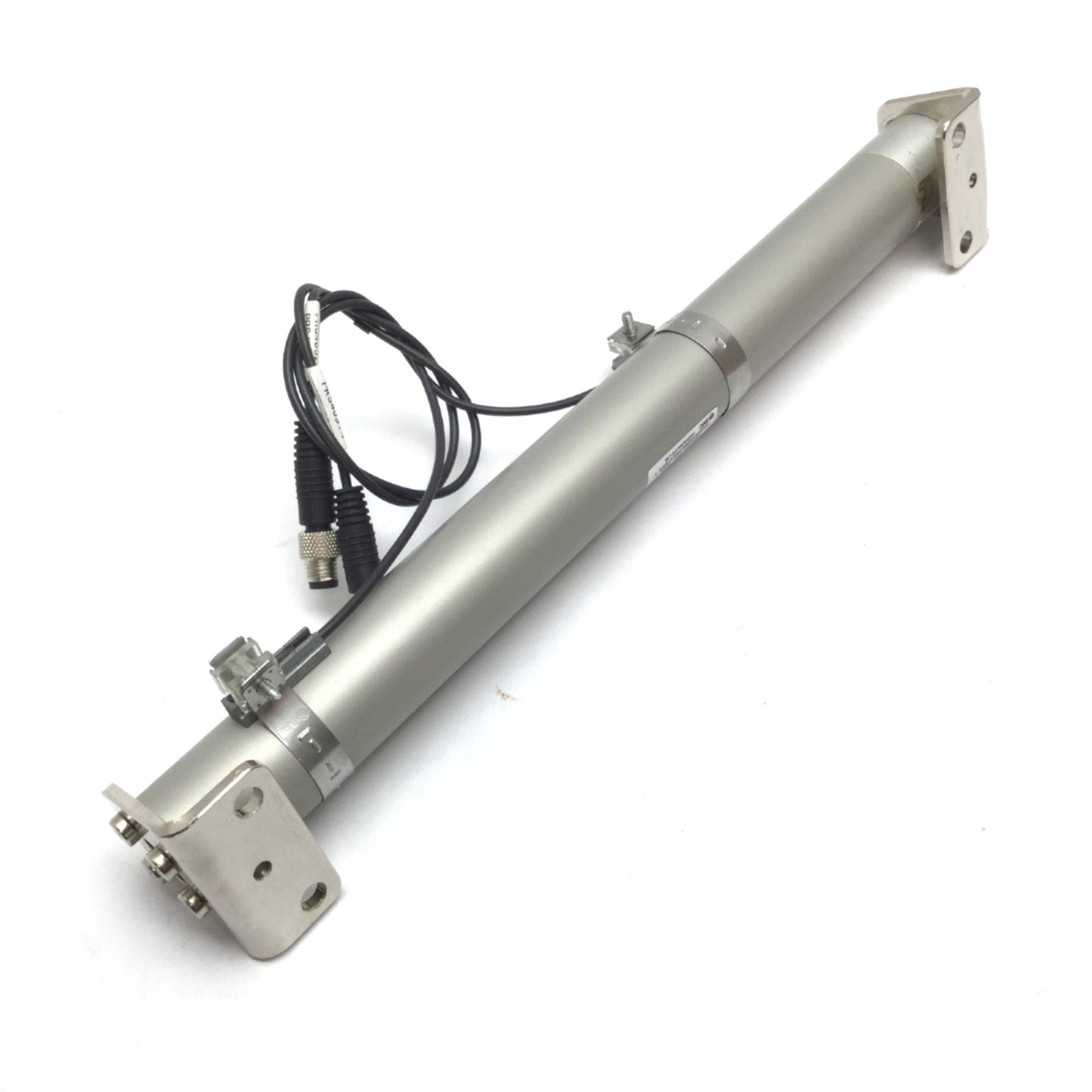 Used SMC CDG1LN20-200FZ Pneumatic Cylinder, Bore: 20mm, Stroke: 200mm, W/ 2x Sensors