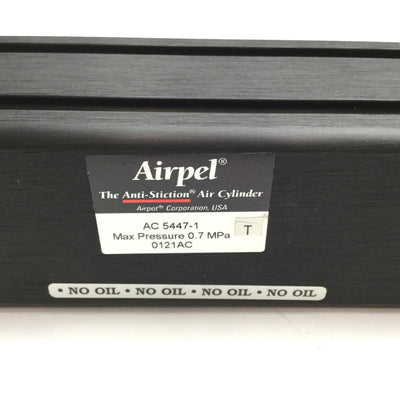 Used Airpel AC5447-1 Anti-Stiction Air Cylinder, Bore: 45mm, Stroke: 200mm, M5x0.8