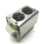 Used Ilme COB 16 BC Mounting Adapter W Leviton Electrical Outlet