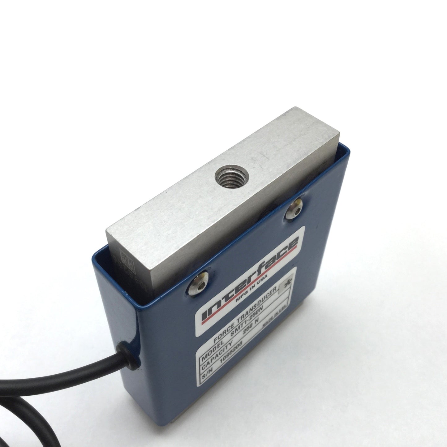 Used Interface SMT1-250N S-Type Load Cell Force Transducer, Capacity: 250N, 15VDC