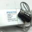 Used Festo ADN-20-100-A-P-A-S20 Pnumatic Cylinder Hollow Rod D 20mm S 100mm 3x Sensor