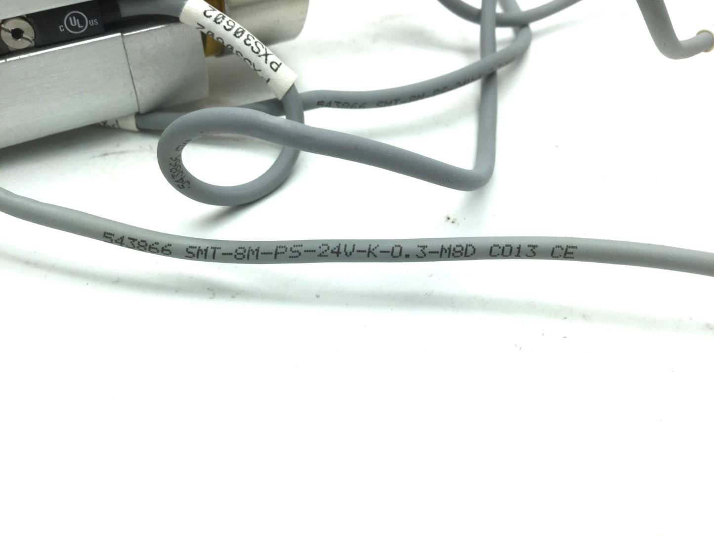 Used Festo ADN-20-100-A-P-A-S20 Pnumatic Cylinder Hollow Rod D 20mm S 100mm 3x Sensor
