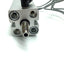 Used Festo ADN-20-100-A-P-A-S20 Pnumatic Cylinder Hollow Rod D 20mm S 100mm 3x Sensor
