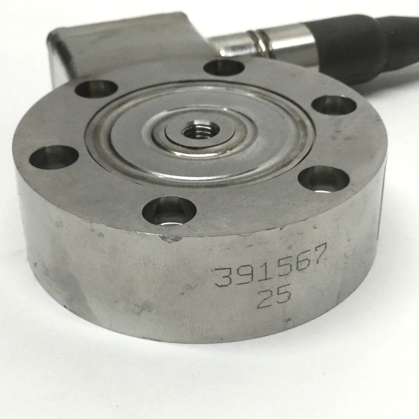 Used Omega LSHD-25 Submersible Waterproof Load Cell Tension/Compression 25lbf, 2mV/V