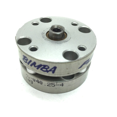 Used Bimba FO-040.25-4 FLAT-1 Compact Cylinders 3/4" Bore, 1/4" Stroke