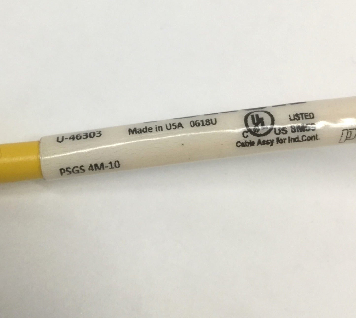 Used Turck PSGS 4M-10 Sensor/Actuator Cordset Cable, 4-Pin M8 to Flying Leads, 10m