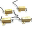 Used Lot of 4 CGS HSA25 R47 Power Resistor, 0.47 Ohm, 5% Tolerance, 25 Watt, w/ Diode