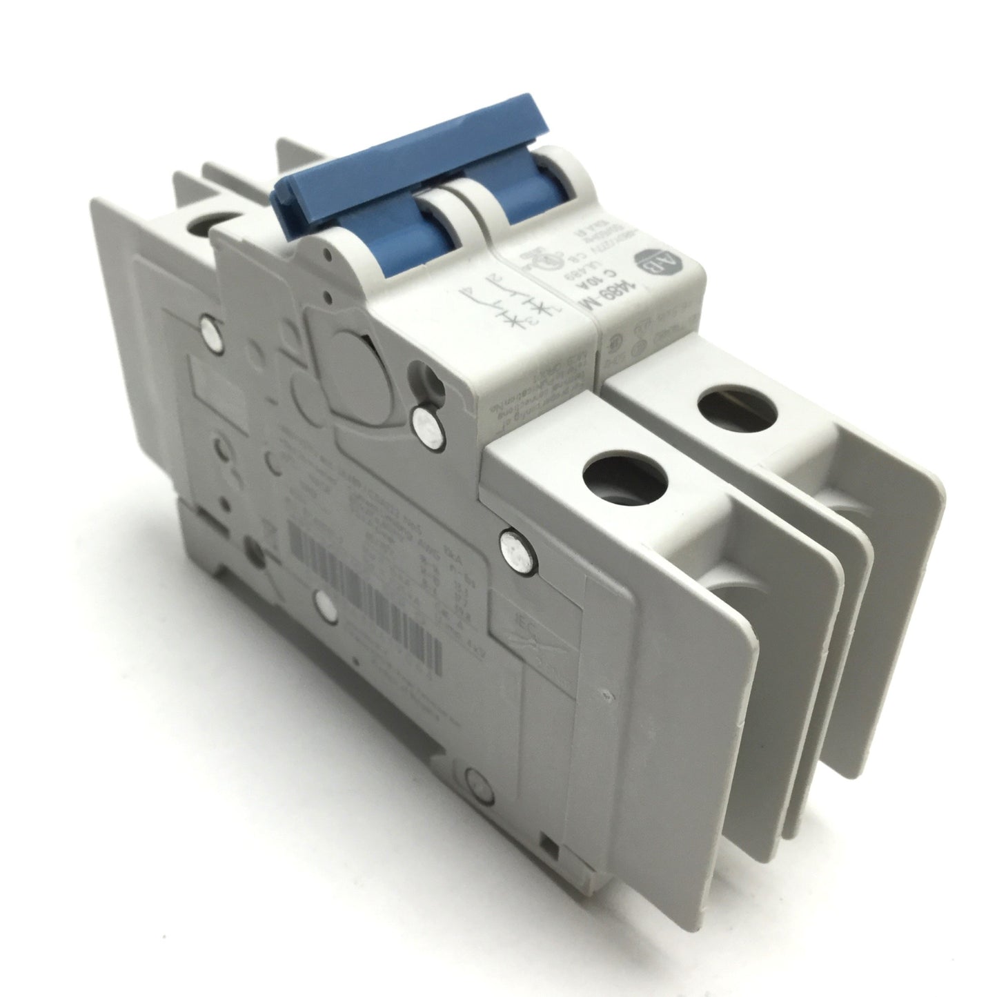 Used Allen Bradley 1489-M2C100 Circuit Breaker, 2-Pole, C-Curve, 480Y/277VAC 10A