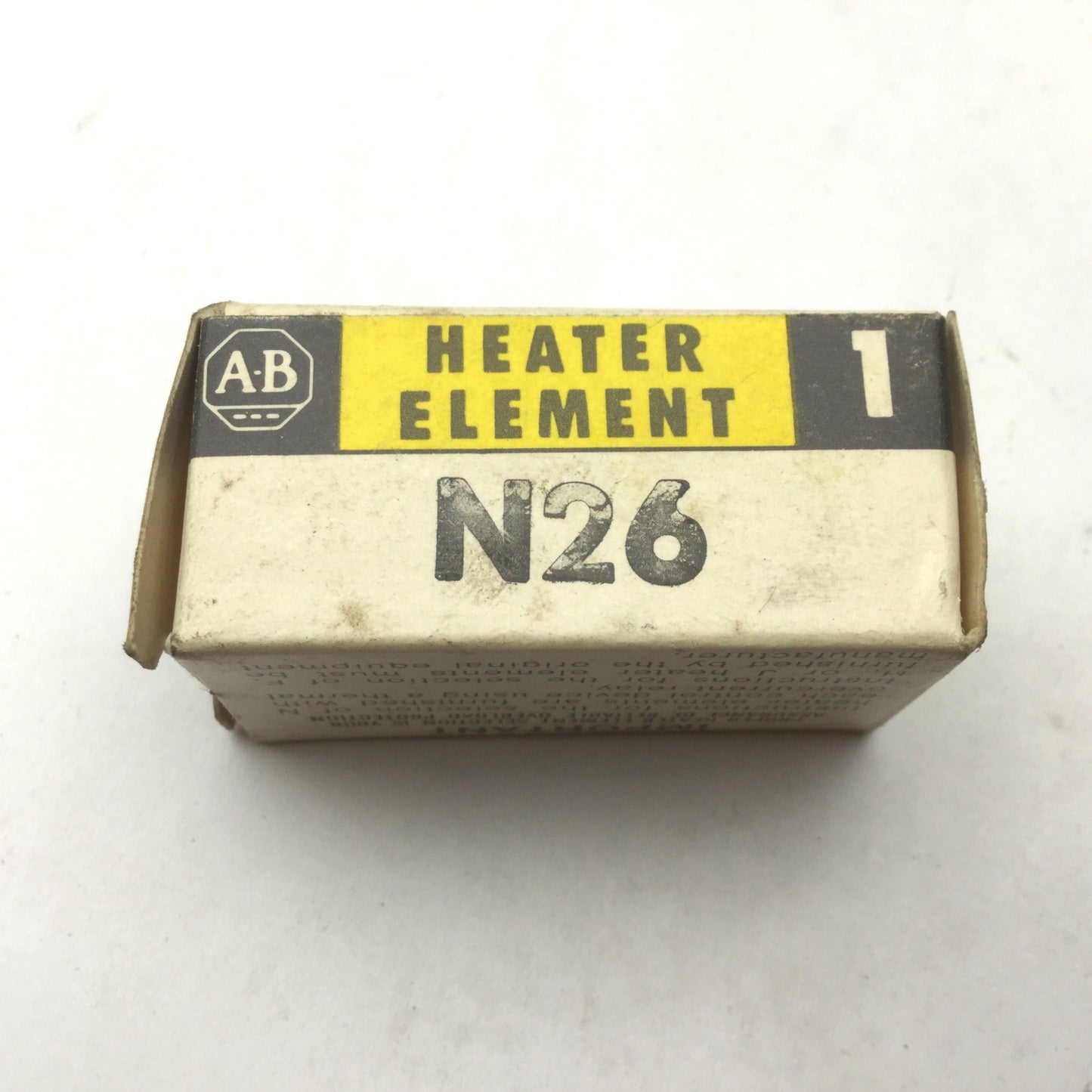 New – Open box Lot of 6 New Allen-Bradley N26 Heater Elements