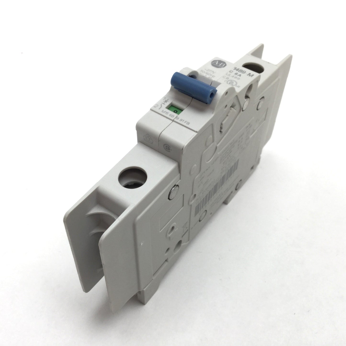 Used Allen Bradley 1489-M1C060 Circuit Breaker, 1-Pole, Rating: 6A 277VAC 48VDC