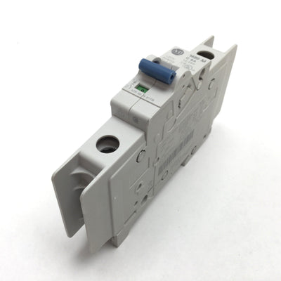 Used Allen Bradley 1489-M1C060 Circuit Breaker, 1-Pole, Rating: 6A 277VAC 48VDC