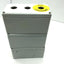 Used Lot of 3 Hoffman Q3PBPCDM 3-Hole Pushbutton Enclosures, 3" x 6" x 3" *Holes*