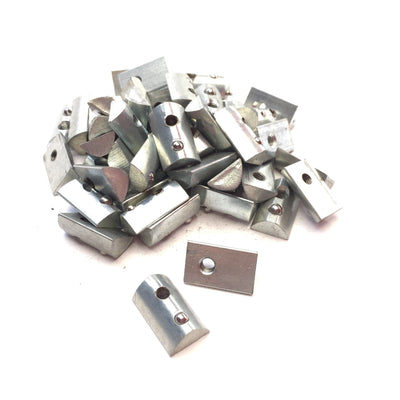 Used Lot of 50 80/20 Steel Zinc Roll-In T-Nut w/ Ball Spring, 15-Series, 10-32 Thread