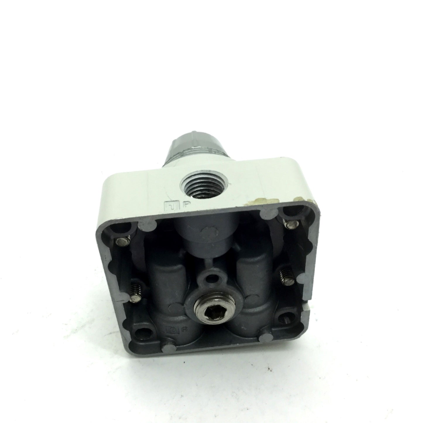 Used SMC VH202-N02 Hand Valve 1/4" NPT Max: 145 Psi 2-Pos 4-Port *Missing Handle