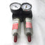 Used Lot of 2 Watts B35-02AGCG Pneumatic Filter & Regulator, 1/4"NPT, 0-125PSI