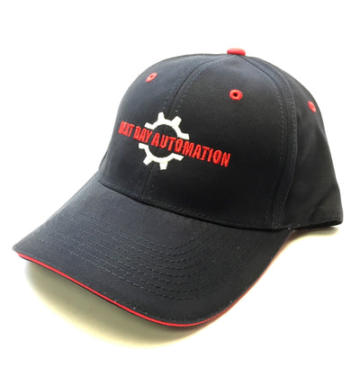 New without tags Next Day Automation Embroidered Logo Navy Blue & Red Hat Cotton*Limited Edition*