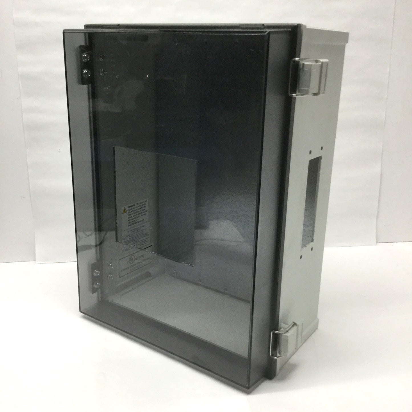 Used FIBOX 8113050 CAB PC Polycarbonate Electrical Enclosure 400 x 300 x 180mm *Holes