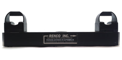 Used Renco REN46-24VDCI-K-EPDMN-K Two Hand No Tie Down, 24VDC *Missing Button*