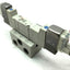 Used SMC SY3340R-5LOZ Double Solenoid Valves on Manifold 5-Port 3-Position 24VDC
