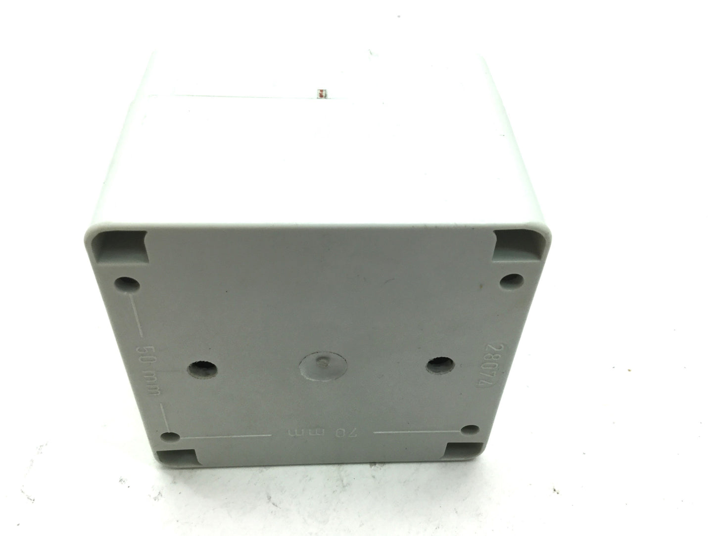 Used FIBOX 7032560 080807 Enclosure: 3.2x3.1x2.6", W/ Moeller M22-K10 Selector Switch