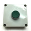 Used FIBOX 7032560 080807 Enclosure: 3.2x3.1x2.6", W/ Sprecher D7-X10 Push Button