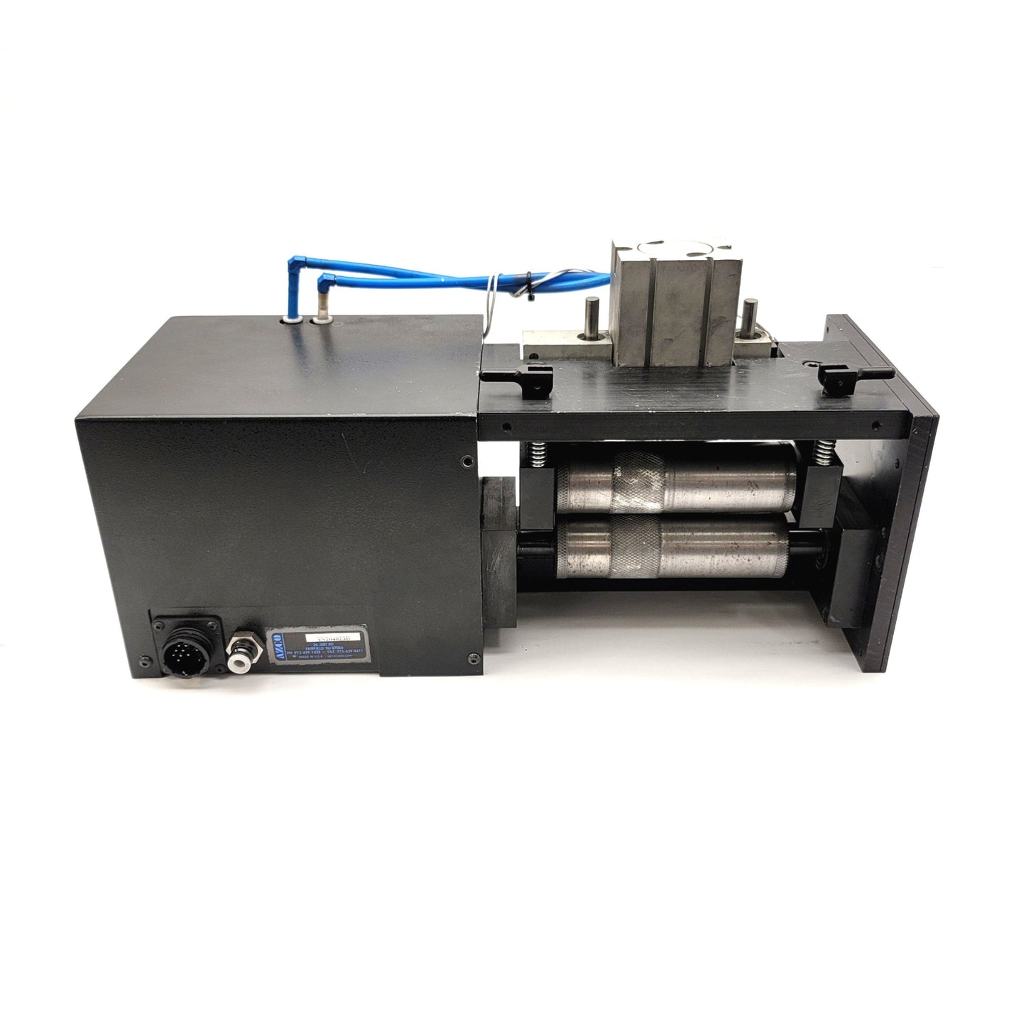 Used AZCO Corp FG110/SP Sur-Size Cut-To-Length Assembly 120VAC 30-90psi, 110mm Cut