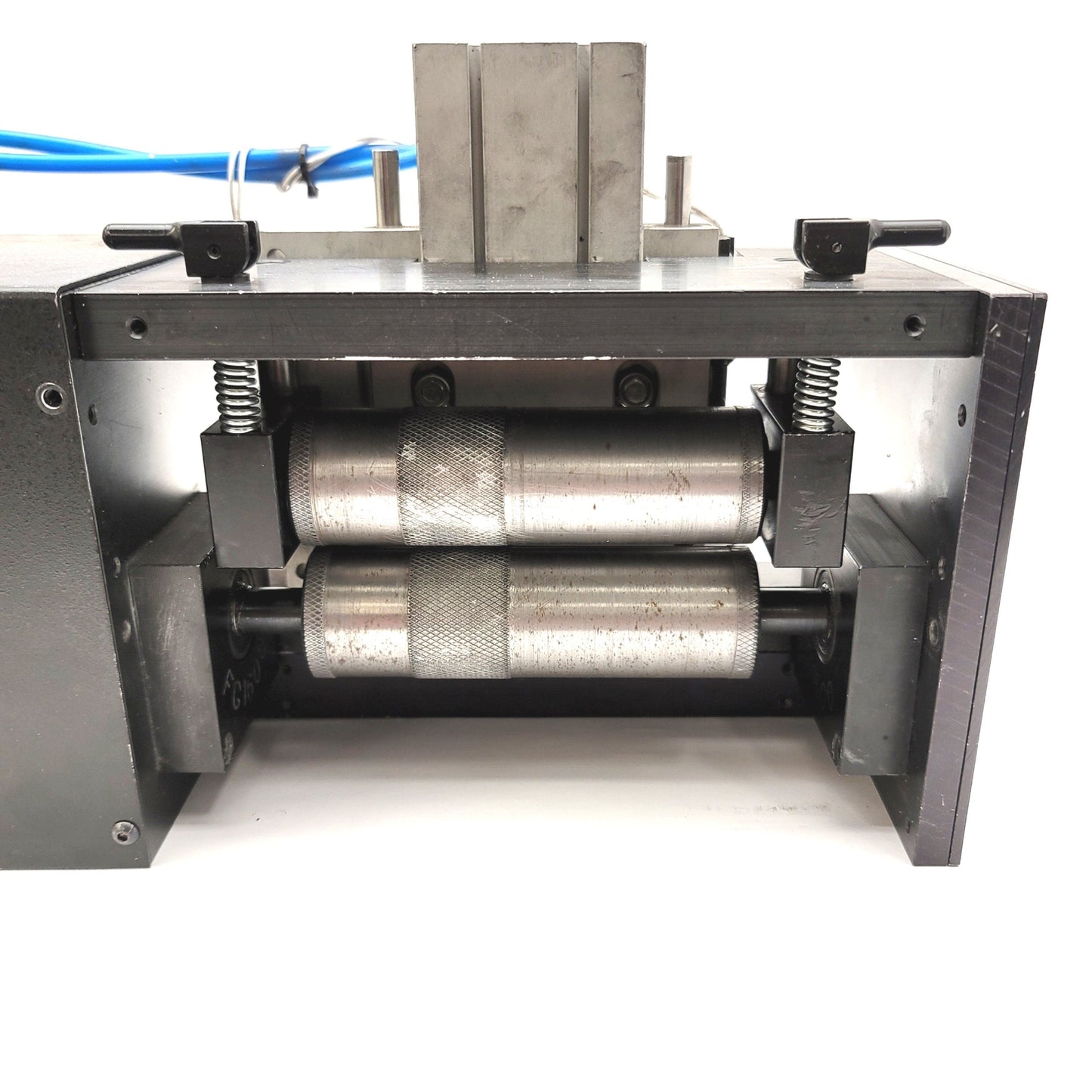 Used AZCO Corp FG110/SP Sur-Size Cut-To-Length Assembly 120VAC 30-90psi, 110mm Cut