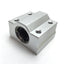 Used Misumi SLHBB10 Pillow Block Linear Bushing, Wide Block, For 10mm Shaft Diameter