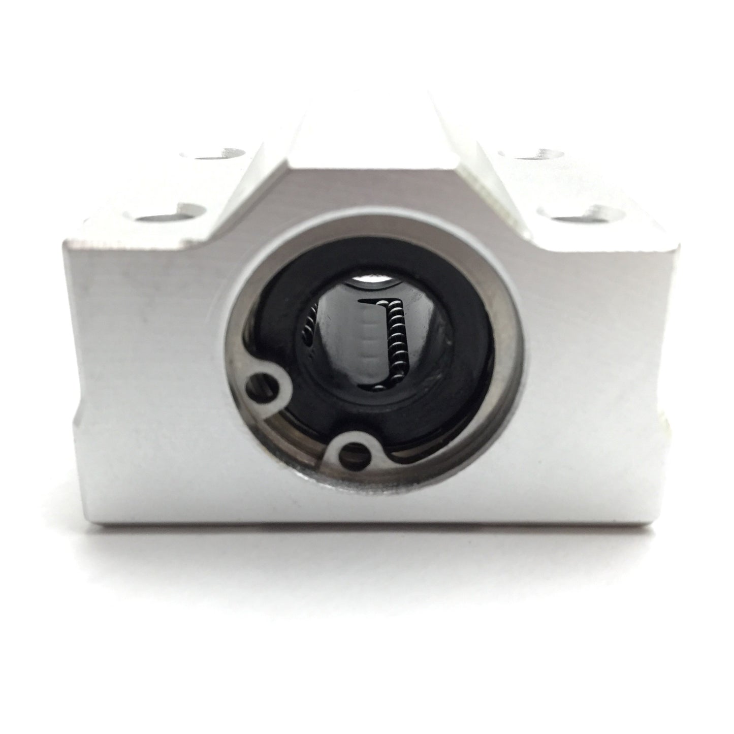 Used Misumi SLHBB10 Pillow Block Linear Bushing, Wide Block, For 10mm Shaft Diameter