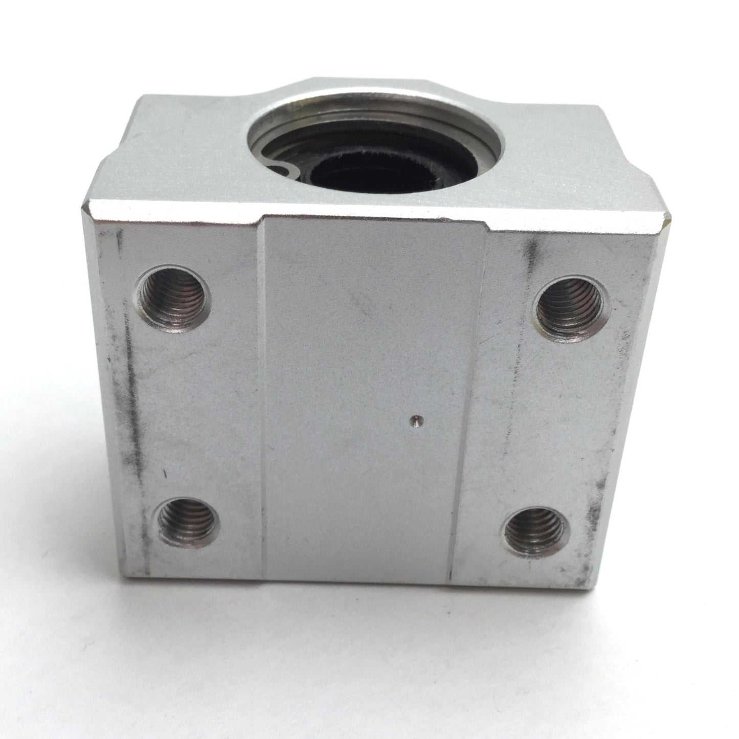 Used Misumi SLHBB10 Pillow Block Linear Bushing, Wide Block, For 10mm Shaft Diameter