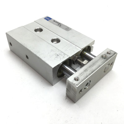 Used Bimba TB-2010-MV Twin Bore Cylinder, Bore: 20mm, Stroke: 10mm, Ports: M5x0.8