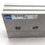 Used Bimba TB-2010-MV Twin Bore Cylinder, Bore: 20mm, Stroke: 10mm, Ports: M5x0.8