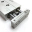 Used Bimba TB-2010-MV Twin Bore Cylinder, Bore: 20mm, Stroke: 10mm, Ports: M5x0.8