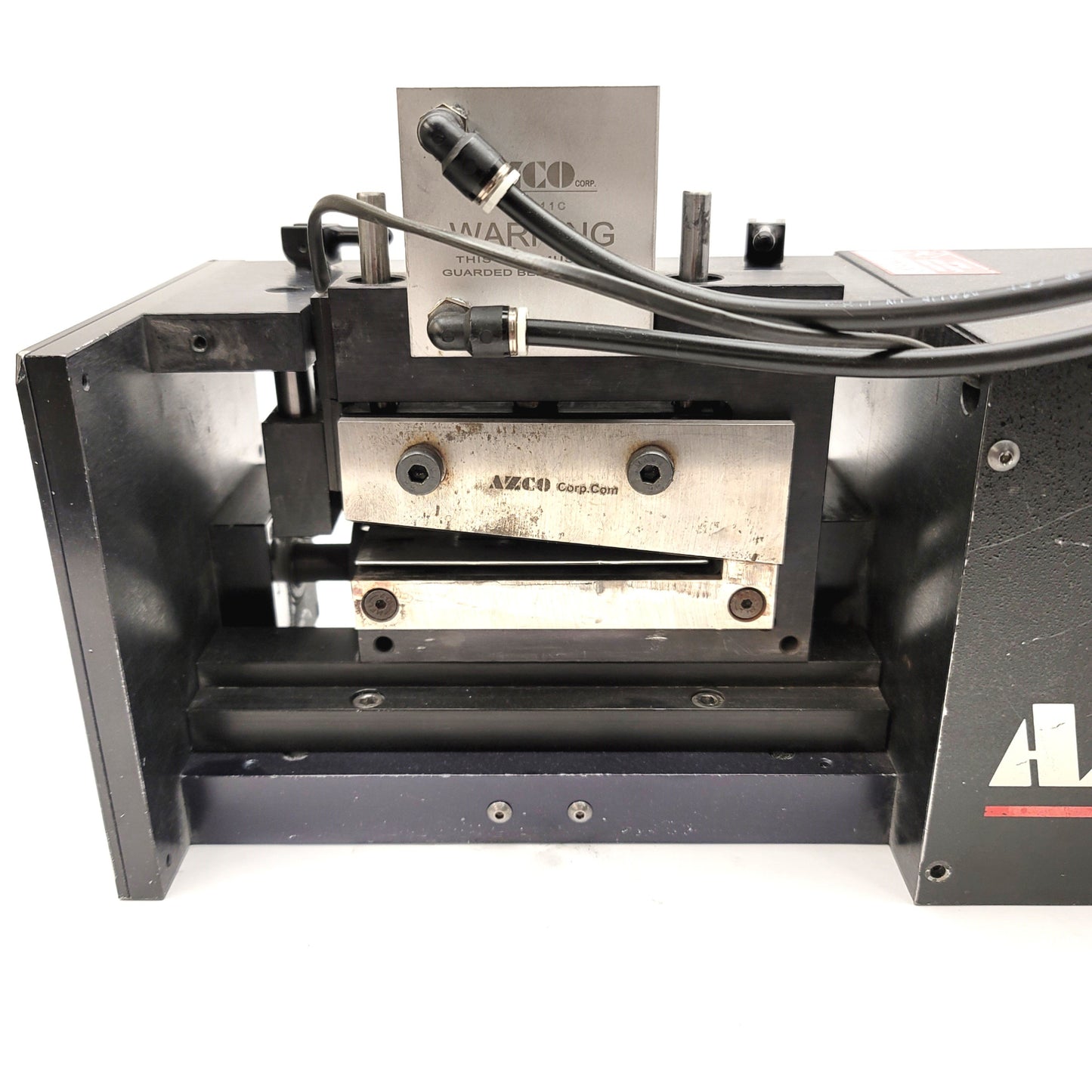 Used AZCO Corp FG110/SP Sur-Size Cut-To-Length Assembly 120VAC, 90psi, 110mm Wide Cut