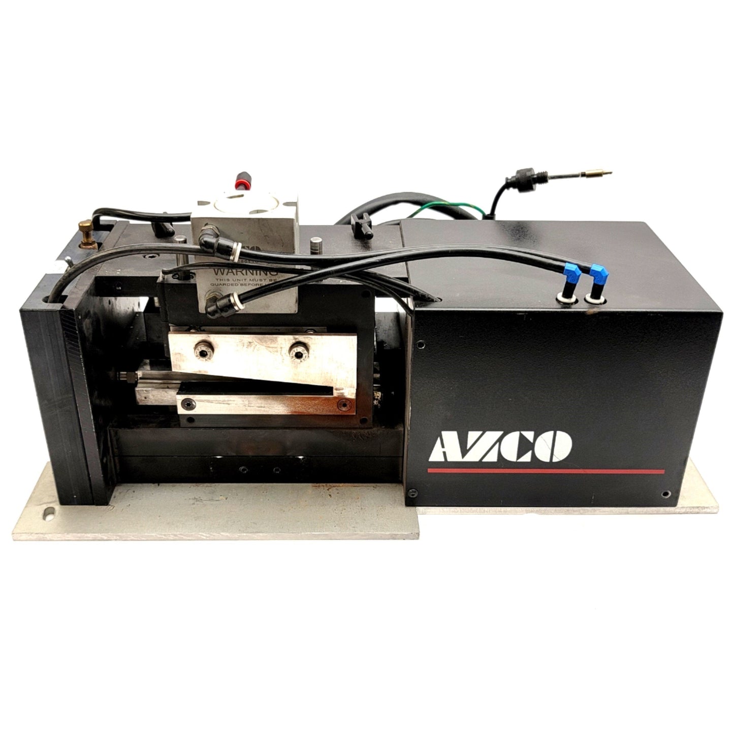 Used AZCO Corp FG110/SP Sur-Size Cut-To-Length Assembly 120VAC, W/Static Neutralizer