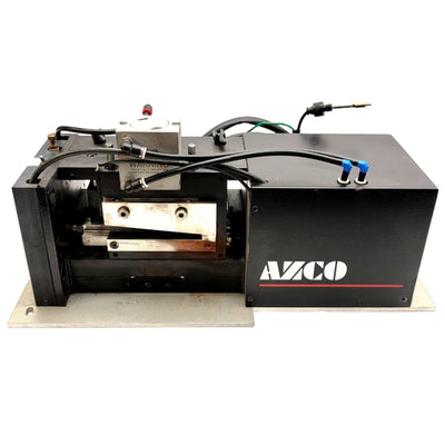 Used AZCO Corp FG110/SP Sur-Size Cut-To-Length Assembly 120VAC, W/Static Neutralizer