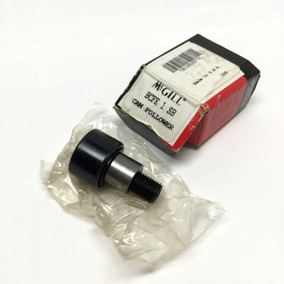 New McGill BCFE 1 SB Cylindrical Cam Follower, 1" Roller Diameter, 7/16-20 Thread