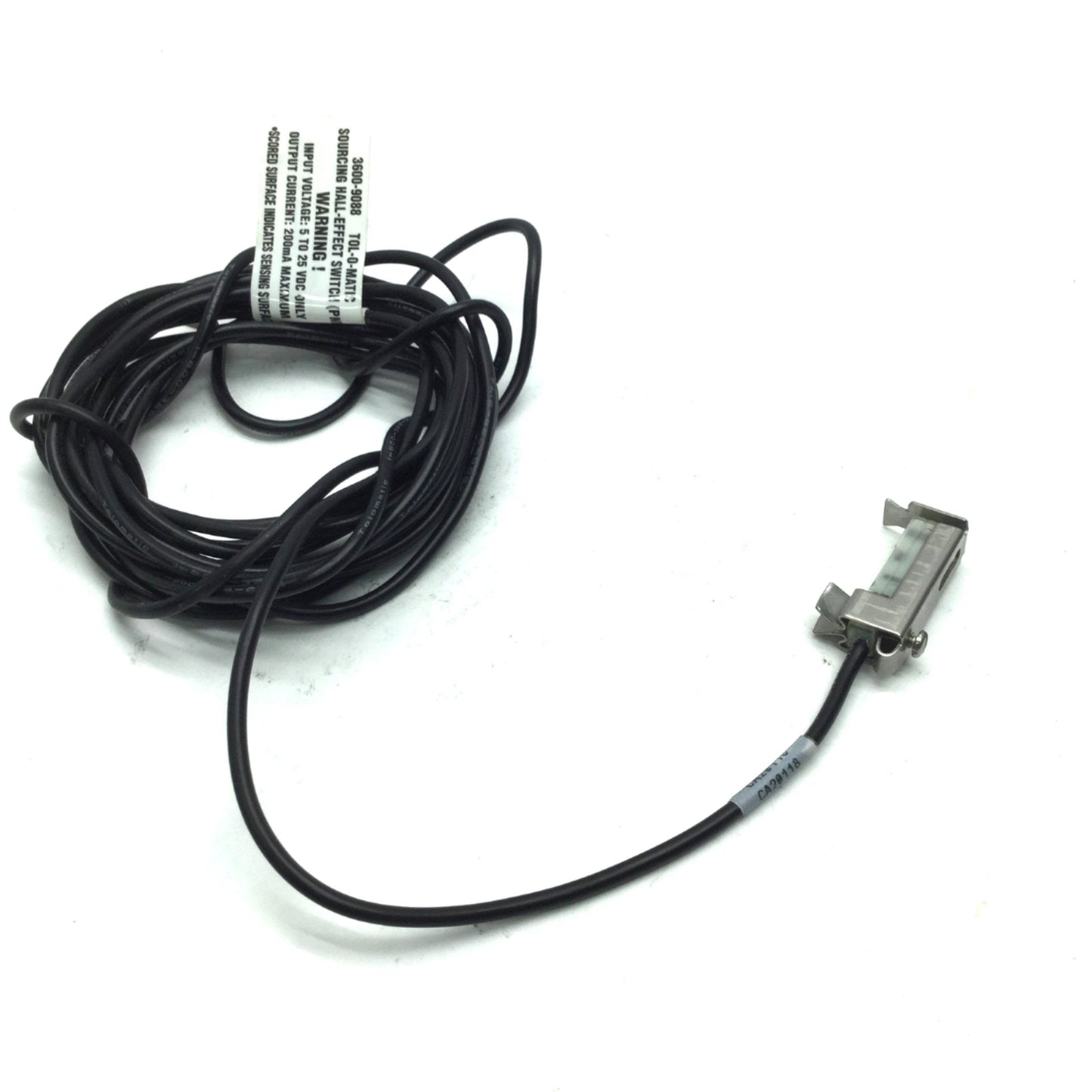 Used Tolomatic 3600-9088 Hall Effect Sourcing Switch, 5-25 VDC, 200mA