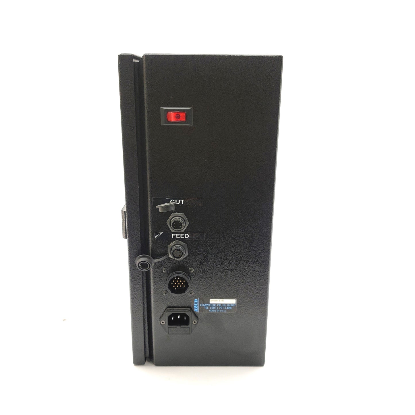 Used AZCO Corp Control Box For FG-110/SP Sur-Size Cut-To-Length Machine 120VAC