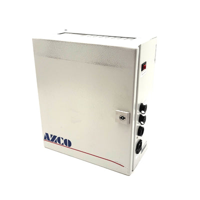 Used AZCO Corp #34488 Control Box For FG-110 Sur-Size Cut-To-Length Machine, 120VAC