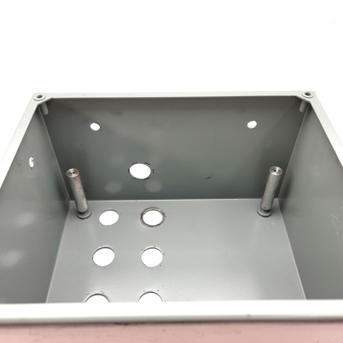 Used Hoffman A10086SC Screw Cover Steel Electrical Enclosure Box, 10" X 8" X 6"