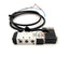 Used ARO M812SS-024-D-G 4-Way 2-Position Solenoid Valve 1/8"NPT, Coil: 24VDC, 115psi